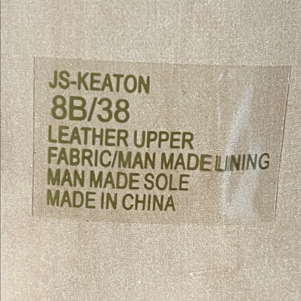 Jessica Simpson tan heeled leather boots - Picture 10 of 10